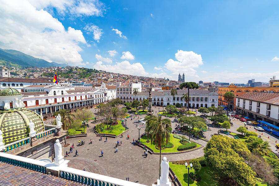 Plaza Grande View in Quito Photograph by Jess Kraft - Pixels