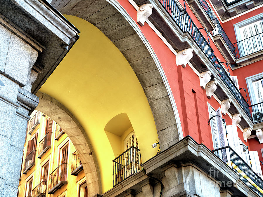 Plaza Mayor Arch in Madrid Photograph by John Rizzuto