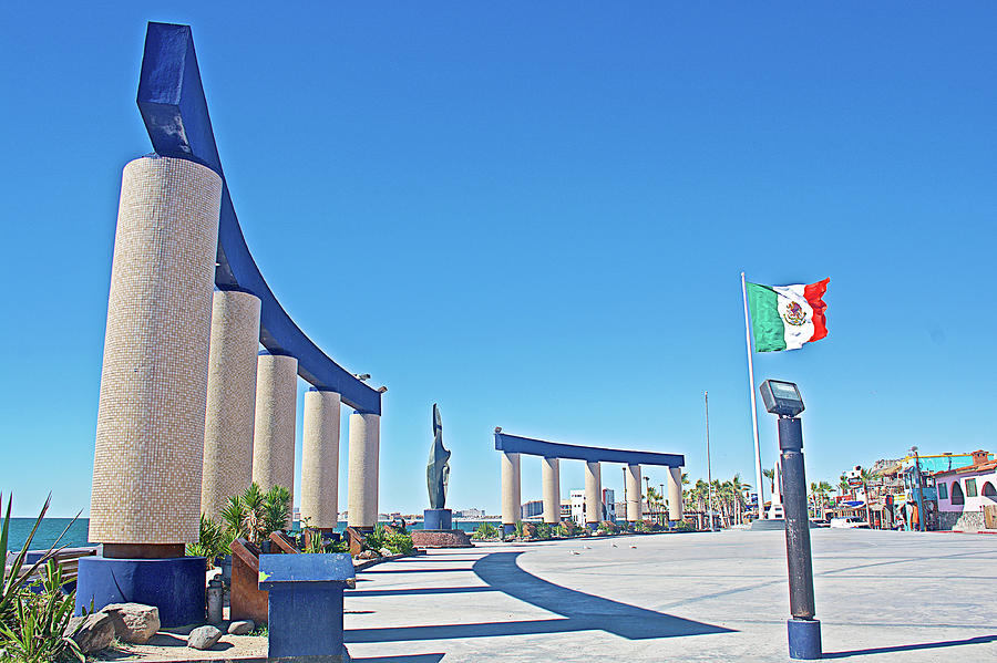 Plaza On The Malecon In Puerto Penasco In Sonora Mexico Photograph By Ruth Hager