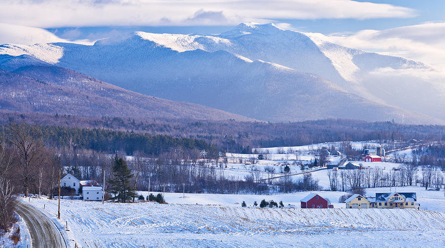 Pleasant Valley Winter Scenic Photograph by Alan L Graham