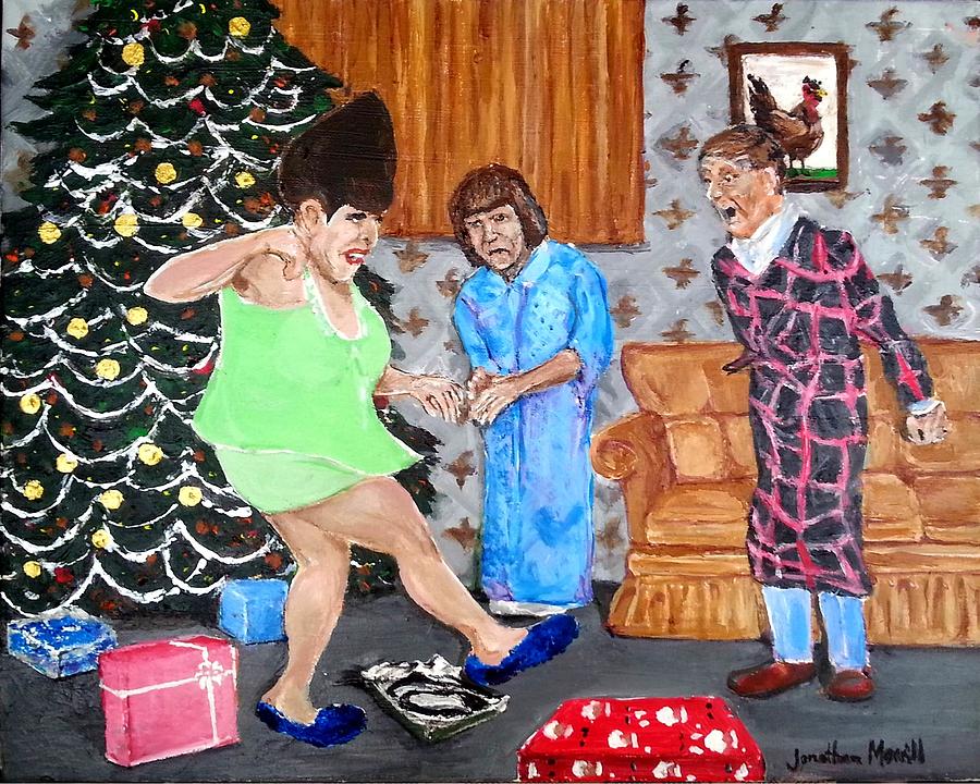 Please Dawn Not on Christmas Painting by Jonathan Morrill