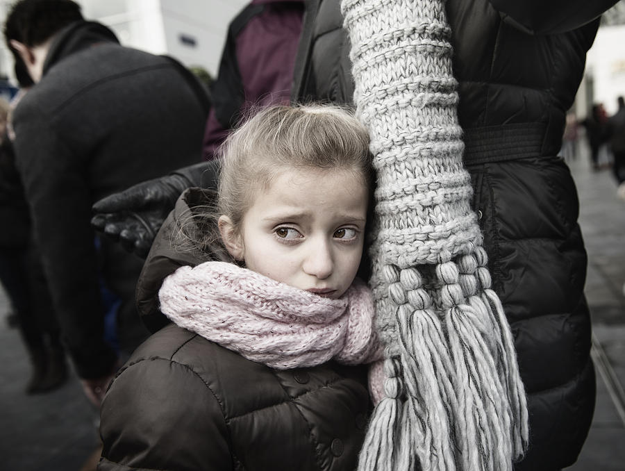 Scarf Photograph - Please dont go  by Michel Verhoef