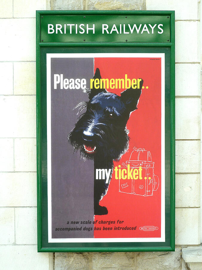 Please remember my ticket Photograph by Gordon James