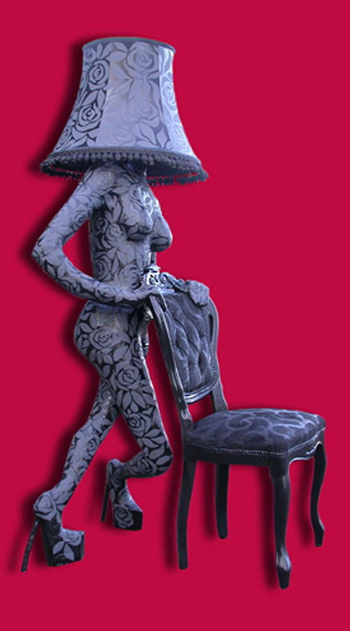 Lamp Sculpture - Please take a seat by Erlinde Ufkes Stephanus