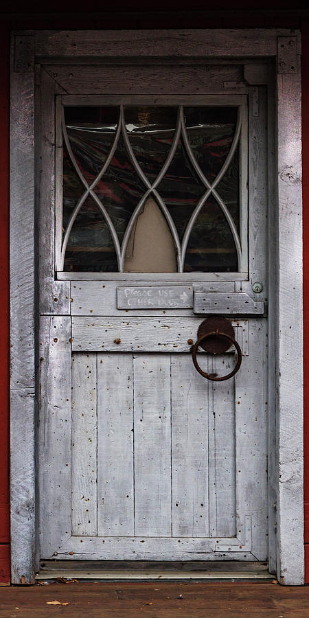 Monterey Photograph - Please Use Other Door by Guy Shultz