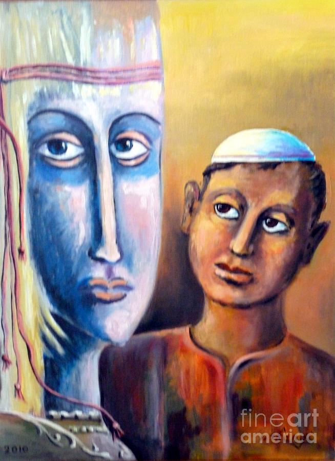 Fantasy Painting - Please by Ushangi Kumelashvili Fantasy Painting - Please by Ushangi Kumelashvili
