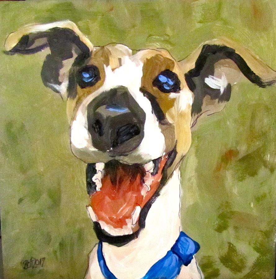 Pleased with Himself Painting by Barbara OToole