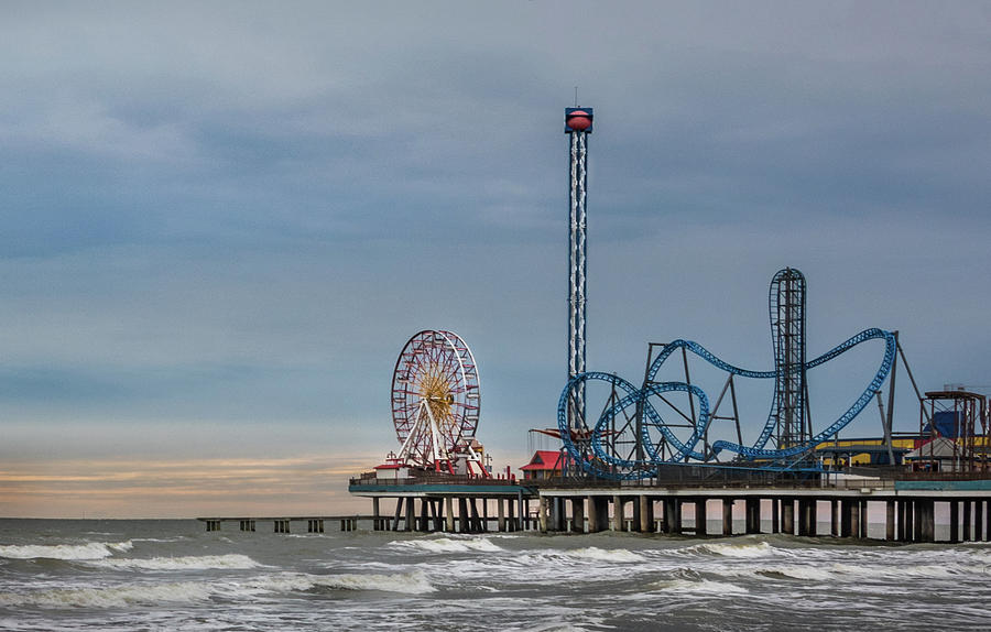 Pleasure Pier Photograph by James Woody