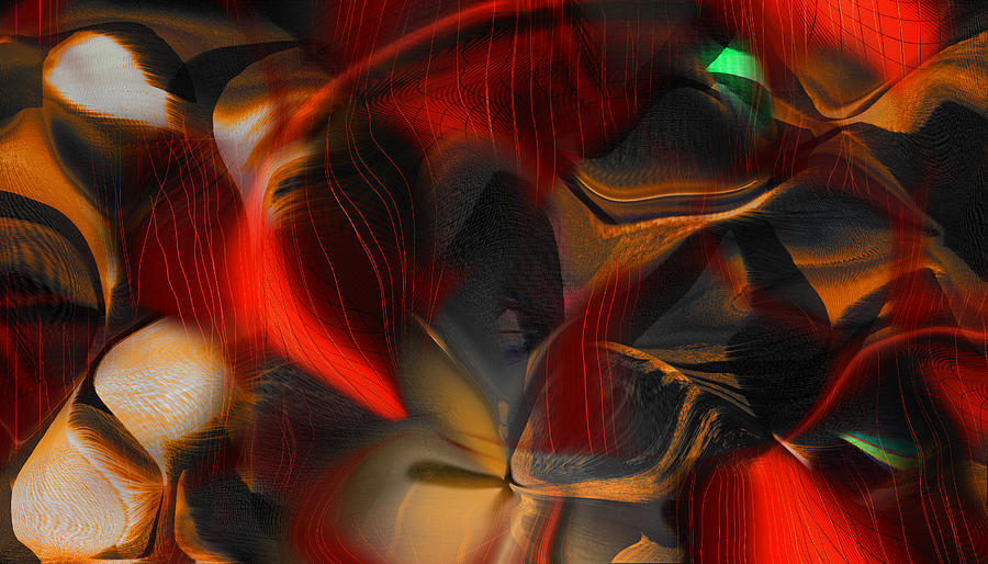 Abstract Digital Art - Pleasure Seeker by Yul Olaivar