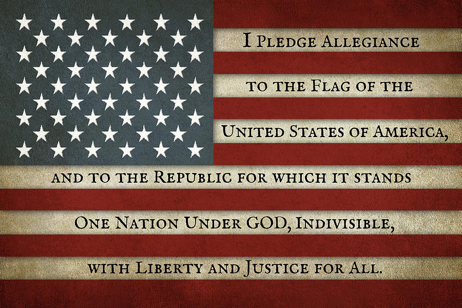 Pledge of Allegiance Digital Art by Brent Borup - Fine Art America