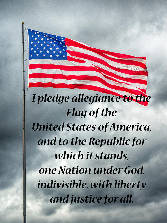 Pledge of Allegiance Photograph by Guy Whiteley