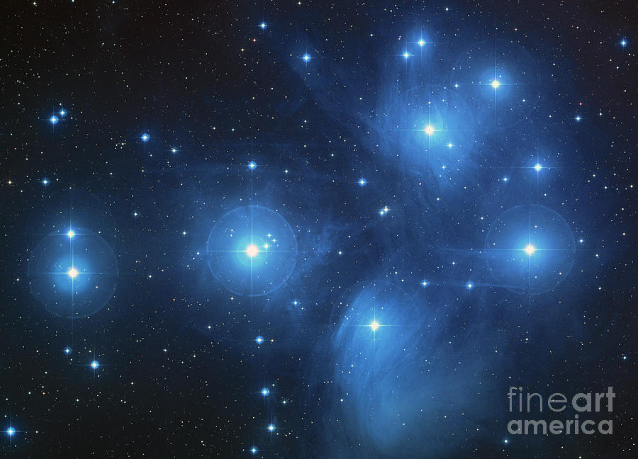 Pleiades Cluster Photograph by Rod Jones