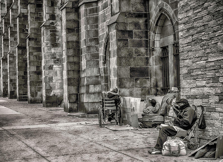 Plight of the Homeless Photograph by M Damien - Fine Art America