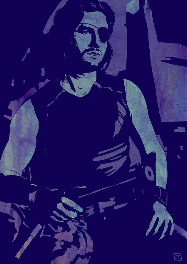 Plissken Drawing by Giuseppe Cristiano