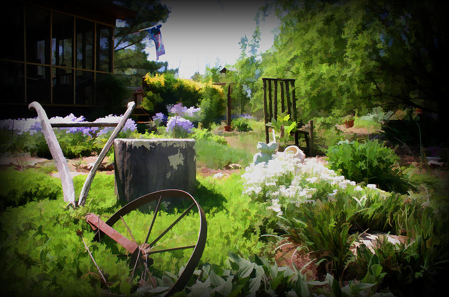Plow in the Garden Photograph by Patricia Montgomery