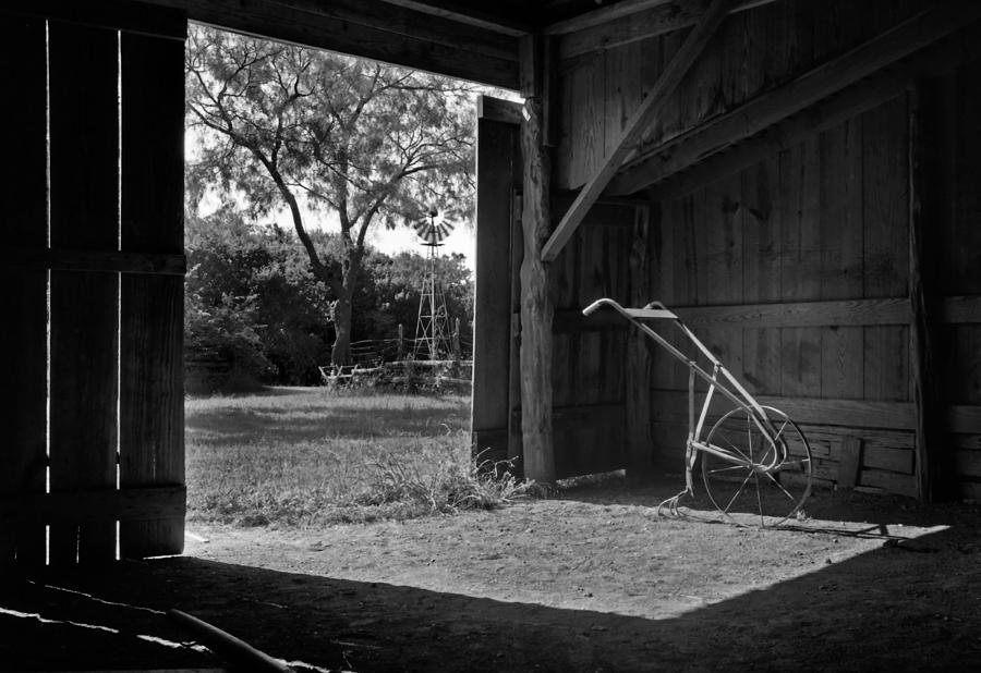 Plow is in the Barn Photograph by David and Carol Kelly