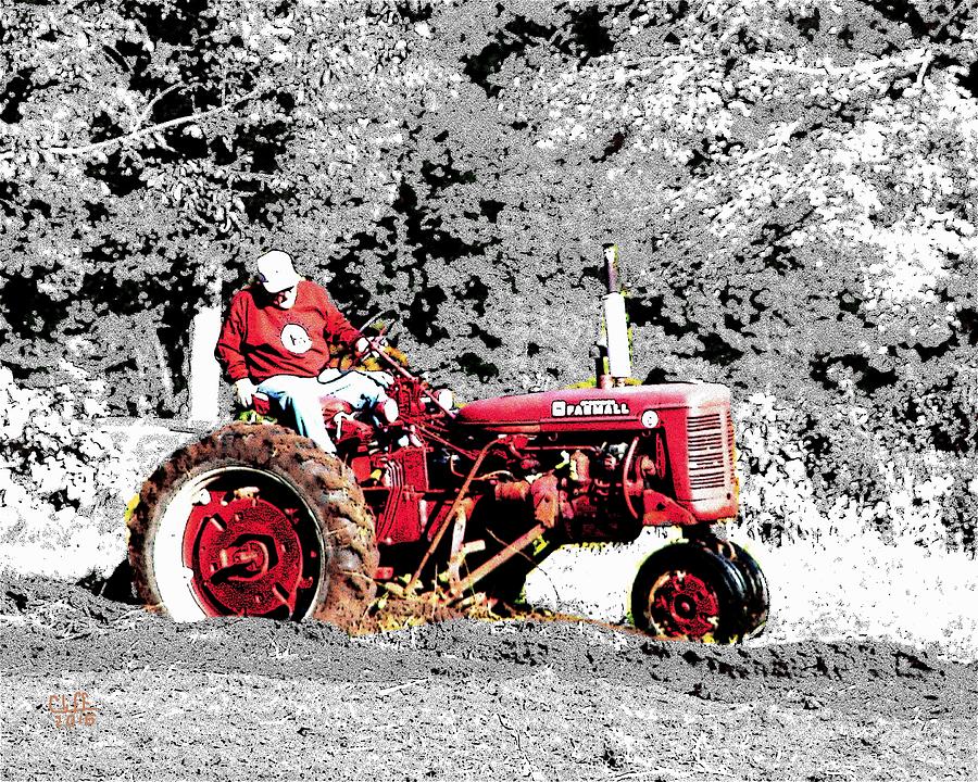 Plowing Time Painting by Cliff Wilson