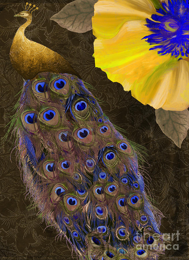Plumage II Painting by Mindy Sommers