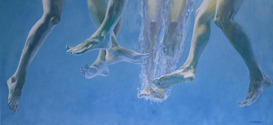 Sports Painting - Plunge by William Ireland