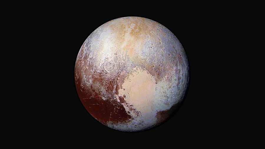 Pluto Dazzles in False Color Photograph by Eric Glaser
