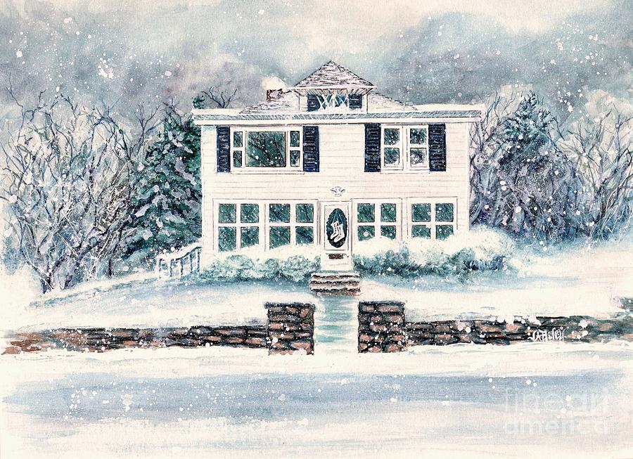 Winter Painting - Plym and Proper  by Janine Riley