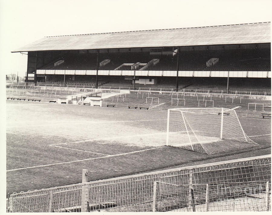 Plymouth Argyle - Home Park - Mayflower Stand 2 - BW - 1960s Photograph by Legendary Football Grounds