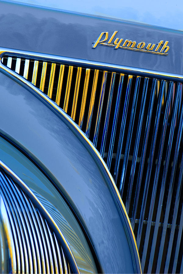 Plymouth Grille Photograph by Jill Reger