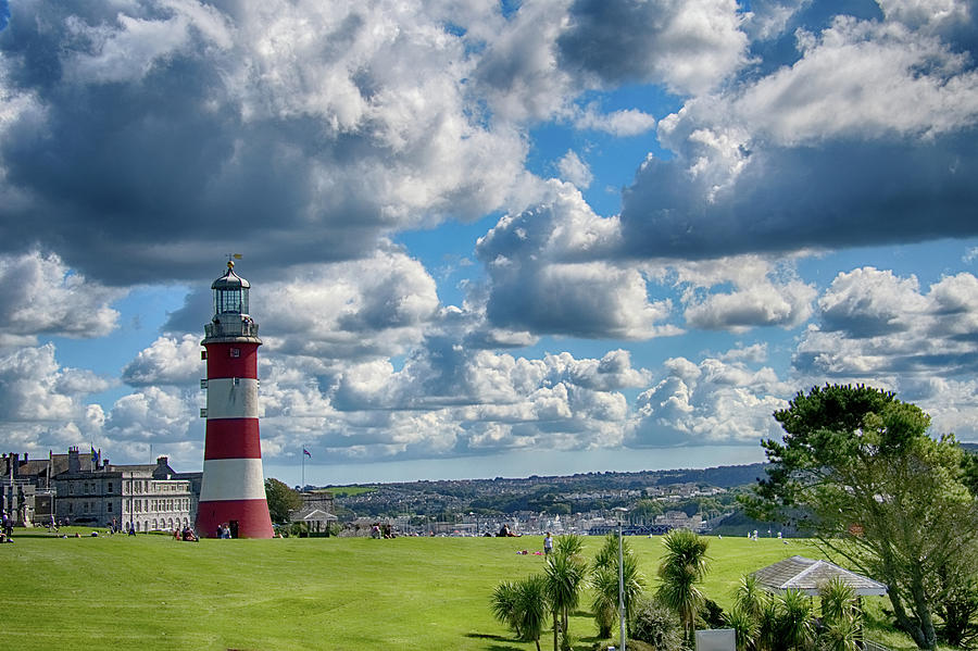 Plymouth Hoe and Smeatons Tower Photograph by Chris Day