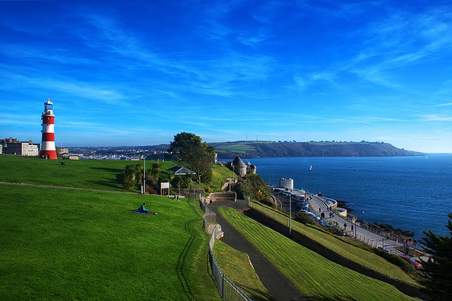 Plymouth Hoe and Sound Photograph by Chris Day