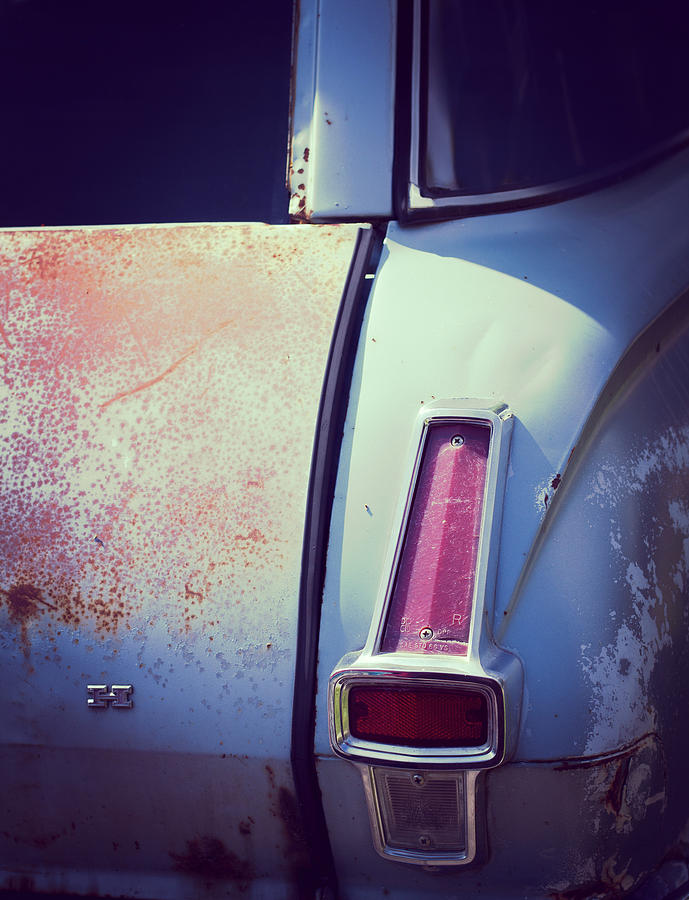 Plymouth Tail Light Photograph by Hermes Fine Art