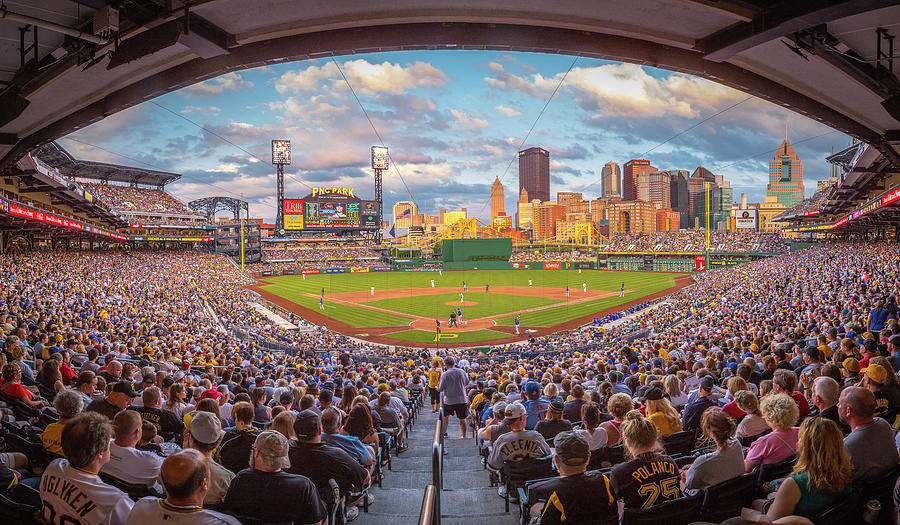 PNC Park Pittsburgh Panoramic by David Jugan