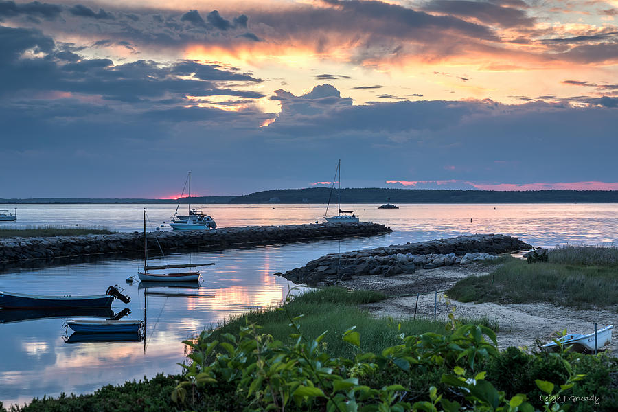 Pocasset River Photograph by Leigh Grundy