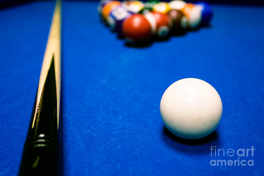 8 Ball Pool Table Photograph by Andy Myatt