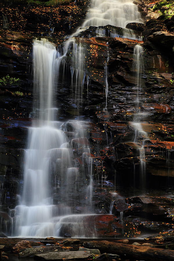Pocono Waterfall Photograph by Bethany Dhunjisha