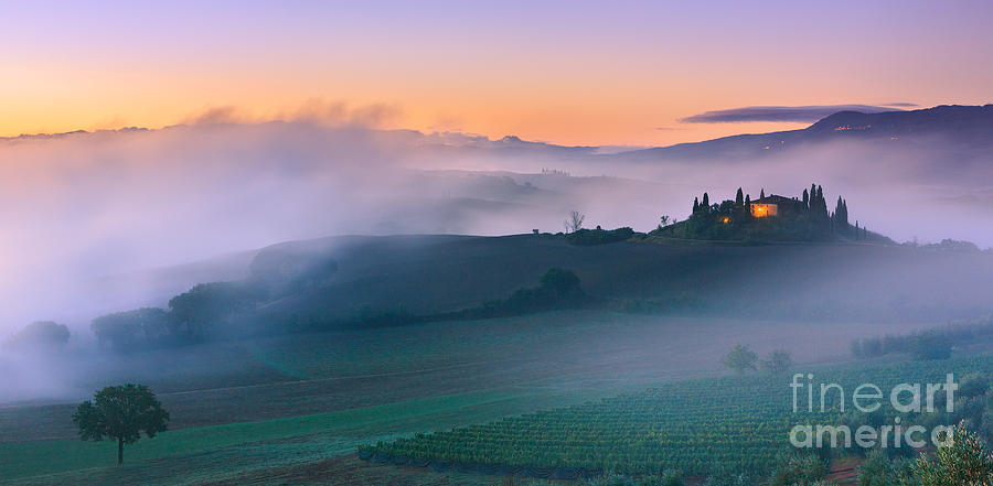 Podere Belvedere Photograph by Henk Meijer Photography