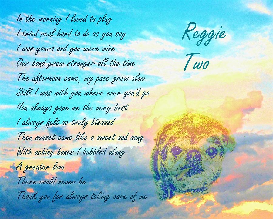 Poem From Reggie Two Photograph