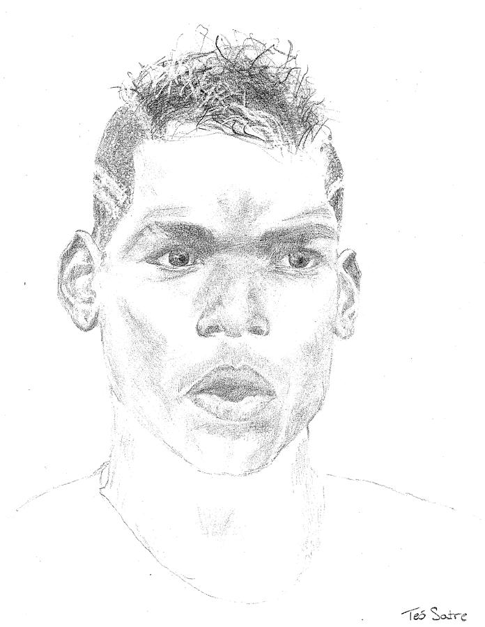 Pogba Drawing by Teo Satre - Fine Art America