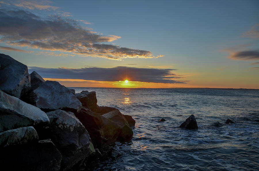 Point Allerton Sunrise - Hull Massachusetts Photograph by Bill Cannon
