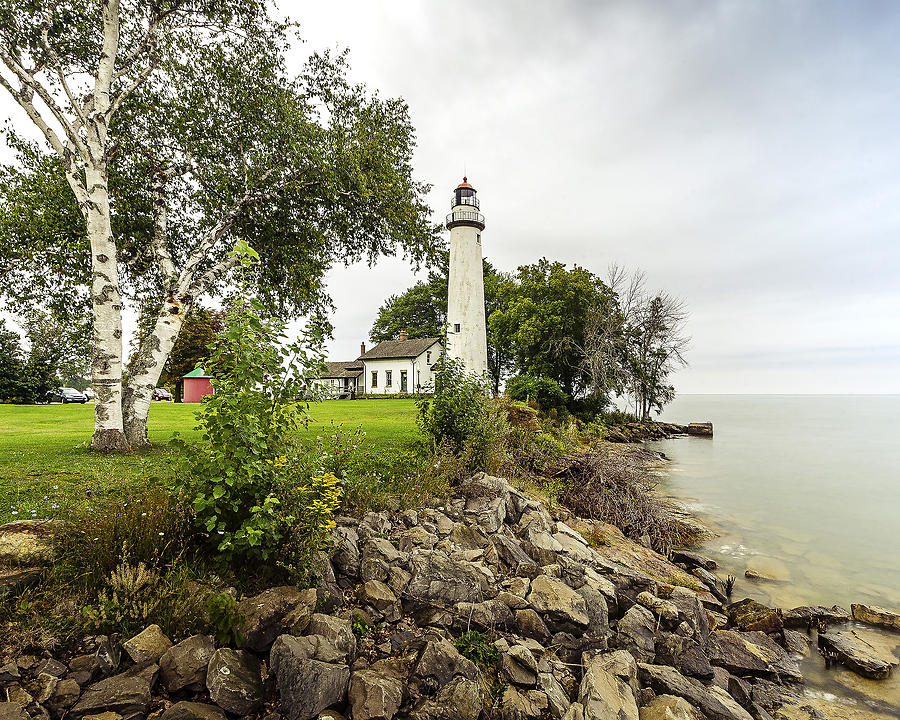 Point aux Barques Lighthouse - 1 Photograph by Tom Clark - Fine Art America