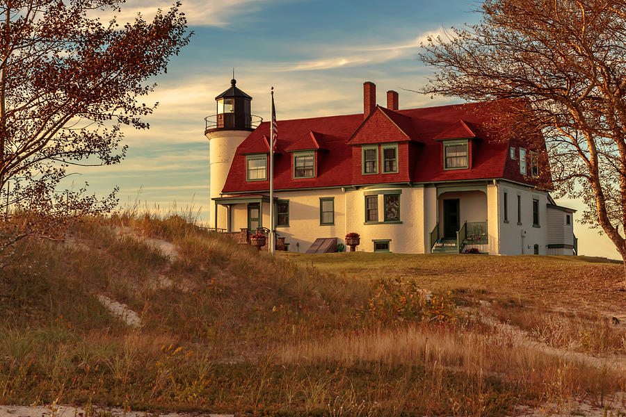 Point Betsie Light Photograph by Susan Rissi Tregoning