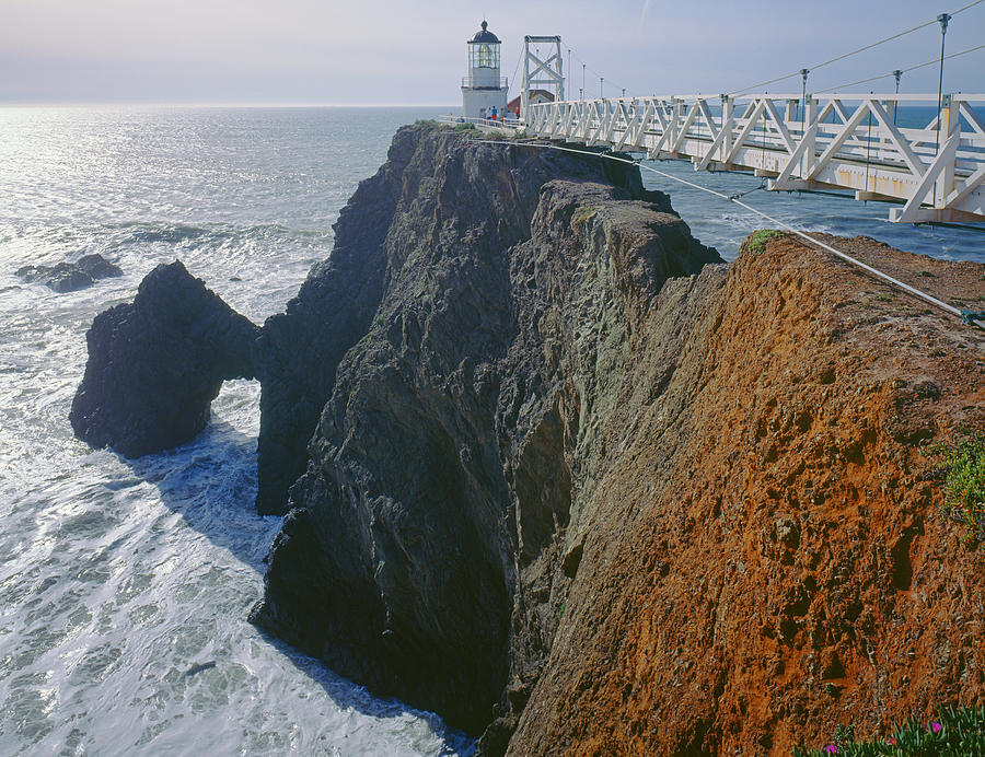 2A6143-Point Bonita Lighthouse  Photograph by Ed  Cooper Photography