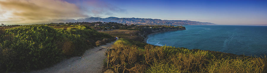 Point Dume Sunset Panorama Photograph by Andy Konieczny
