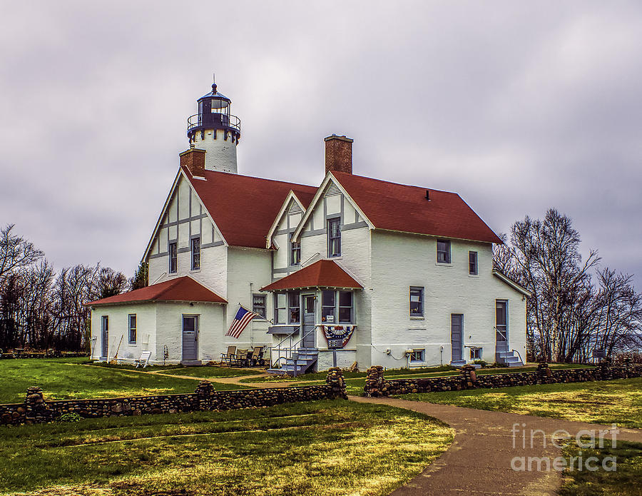 Point Iroquois Lighthouse Photograph by Nick Zelinsky Jr - Fine Art America