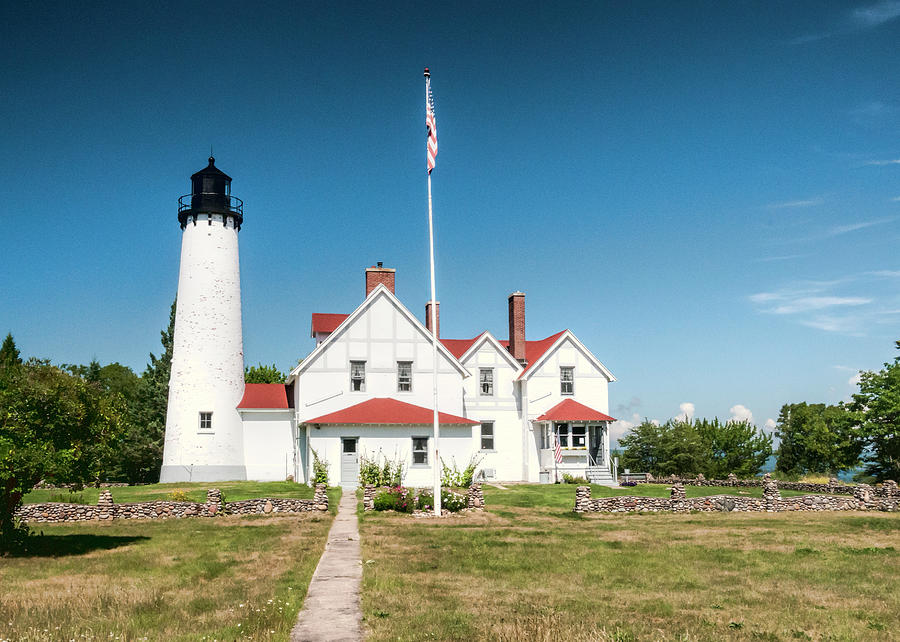 Point Iroquois Lighthouse Photograph by Phyllis Taylor