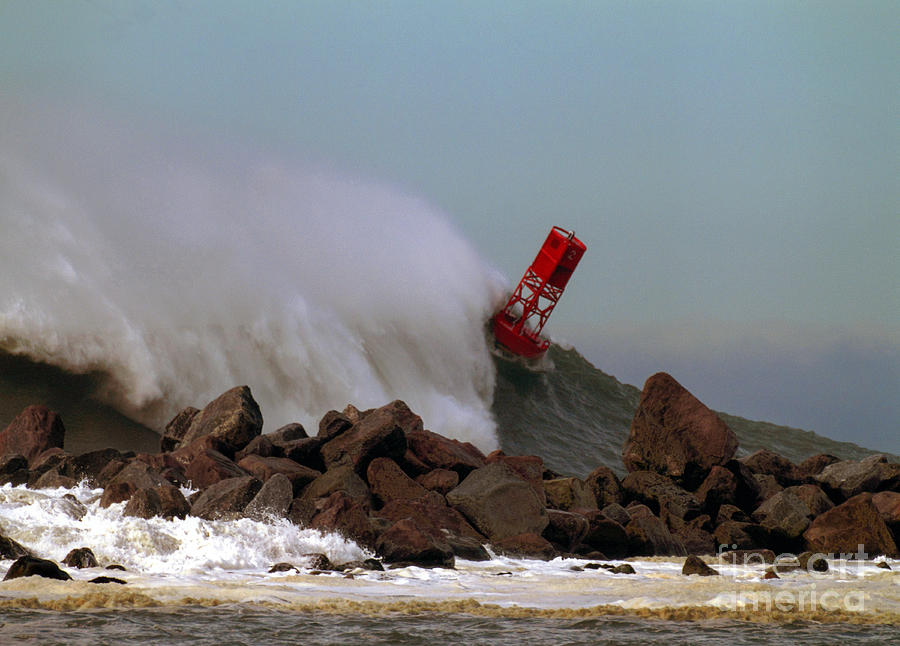 Can Photograph - Point Judith Buoy by Jim Beckwith