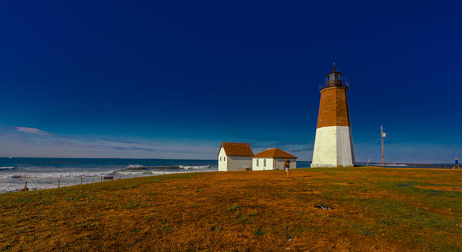 Lighthouse Photograph - Point Judith Lighthouse by Brian MacLean