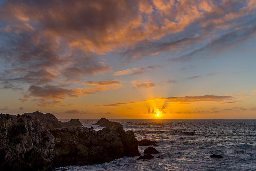 Point Lobos Sunset Photograph by Derek Dean