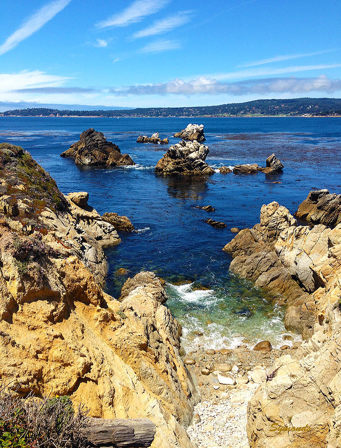 Point Lobos Whalers Cove- Seascape Art Painting by Kathy Symonds