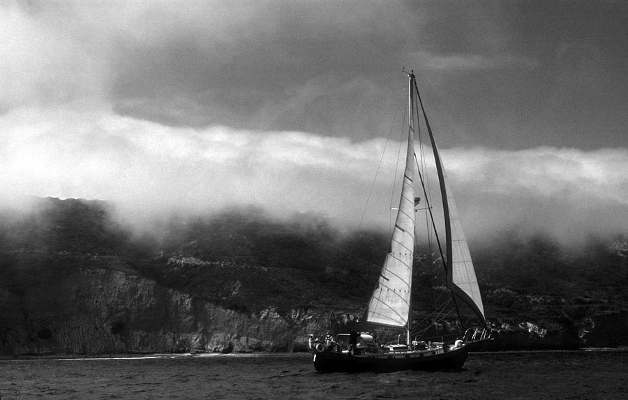 Point Loma Fog Photograph by David Shuler