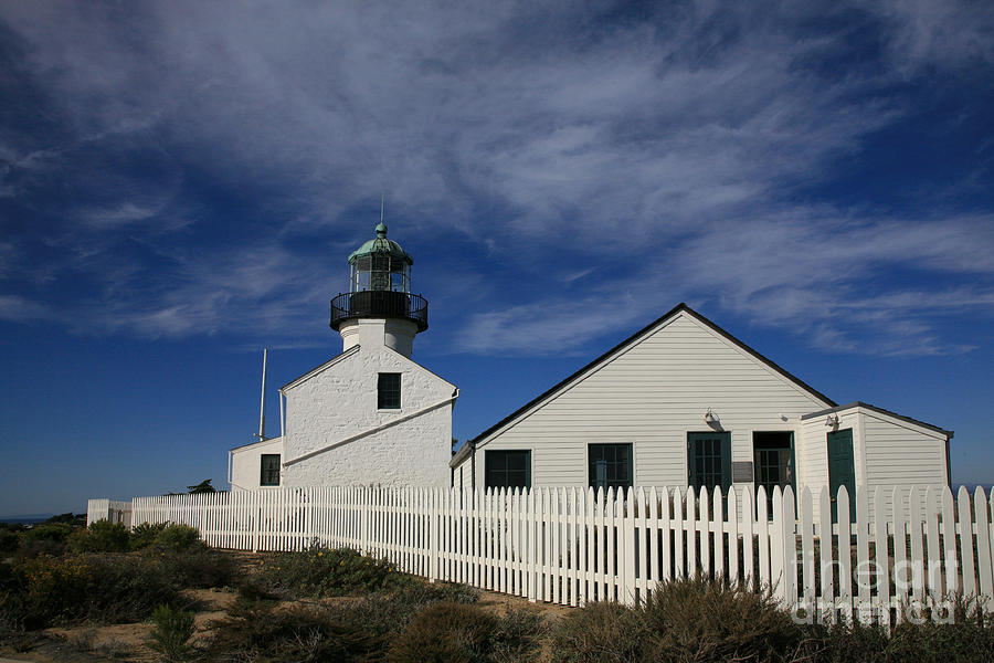 Point Loma Lighthouse Photograph by Timothy Johnson